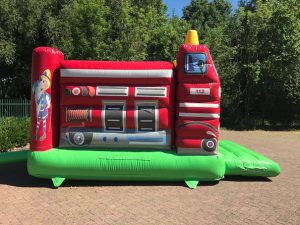 Bouncy castle fire truck