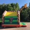 Jungle themed bouncy castle