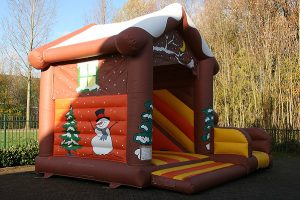Inflatable for sale multifun snow with slide