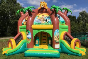 Bouncy castle multiplay combo dome jungle