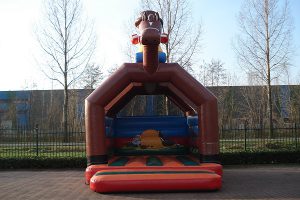 Bouncing castle super cowboy with roof