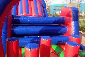 Survival track inflatable obstacle course