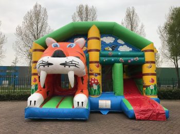 Bouncer multiplay tiger with roof