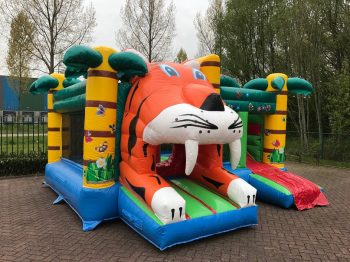 Inflatable castle multiplay tiger 