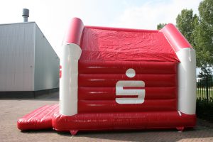 Custom made bouncy castle Bank