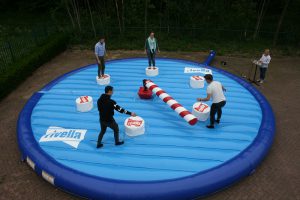 Customized inflatable sweeper Jump Factory