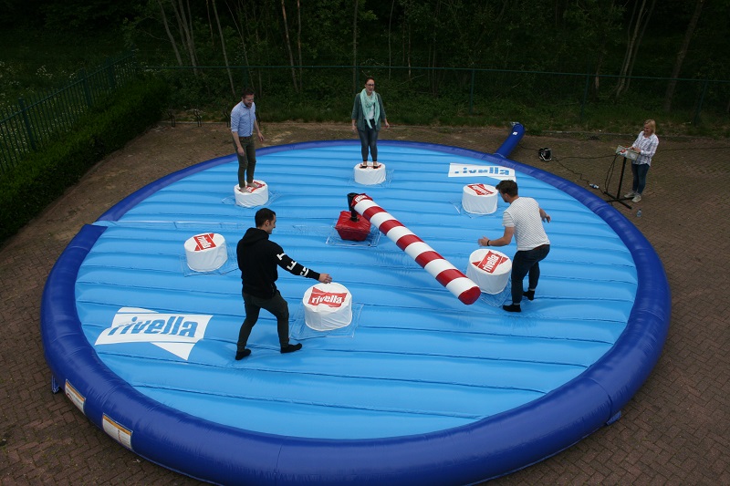 Customized inflatable sweeper Jump Factory