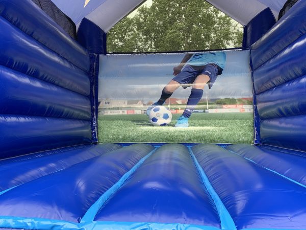Custom-made bouncy castle football club