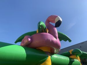 Bouncy castle Soft Mountain combo summer - Jump Factory Flamingo