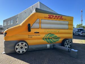 Custom DHL bouncy castle V - Jump Factory