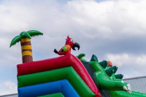 Double big slide crocodile