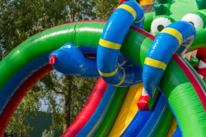 Double big slide crocodile