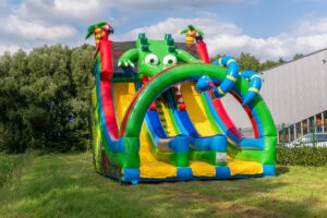 Double big slide crocodile