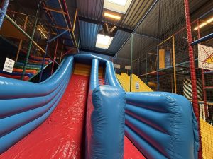 Custom-made inflatable Slide for an Indoor Playground