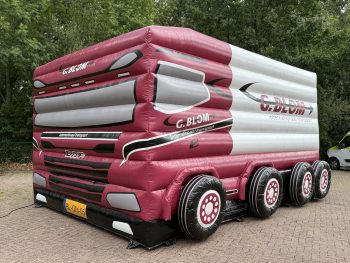 Custom Truck Bouncy Castle Blom